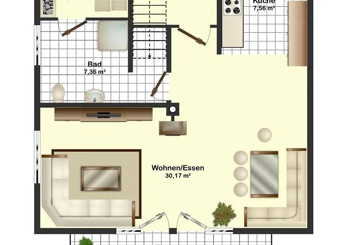 Traeumen Unter Reet By Interhome Tatil Evi *